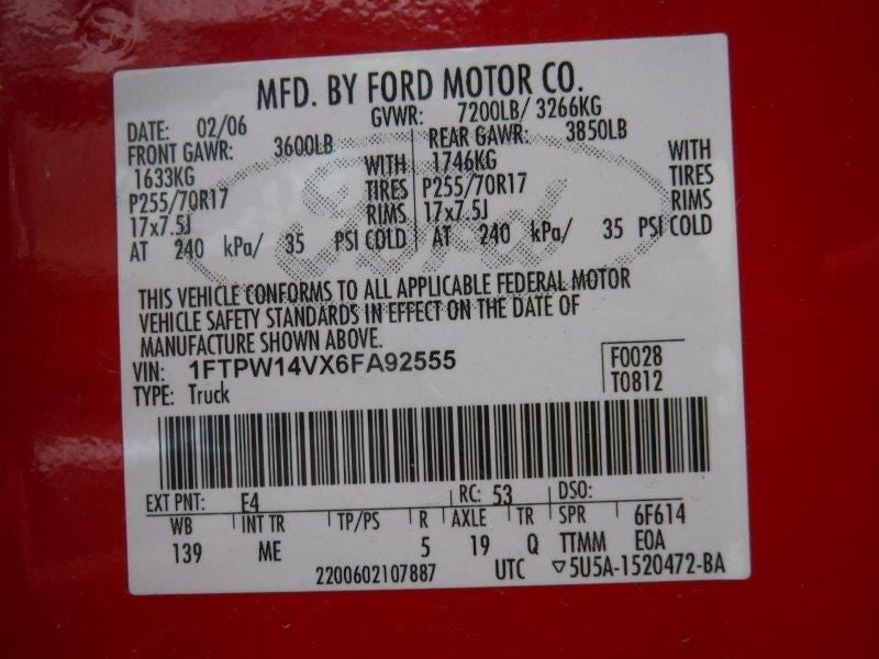 Front Brakes Rotor 6 Lug Wheel Fits 04-08 FORD F150 PICKUP 1091662
