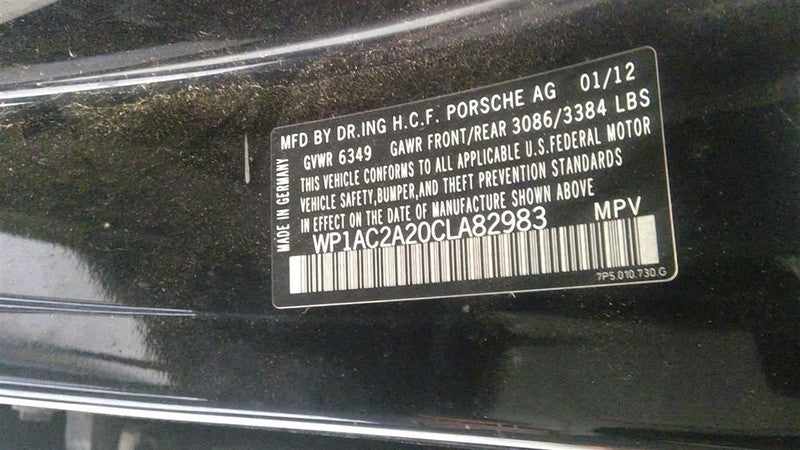 Passenger Strut Front Air Suspension Base Fits 11-18 PORSCHE CAYENNE 1