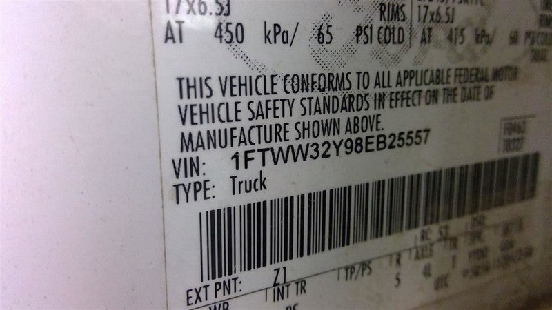 Engine 6.8L VIN Y 8th Digit 3V V-10 Fits 08-09 FORD F250SD PICKUP 1711
