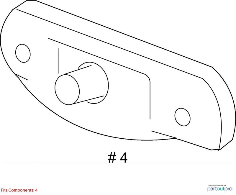 Chevrolet Equinox 2009-2014 Rear View Mirror 22915244 Used 5059