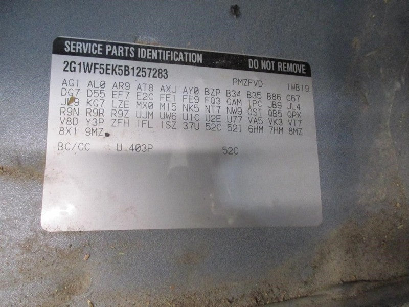 Engine 3.5L VIN K 8th Digit Opt Lze Fits 08-11 IMPALA 1722835