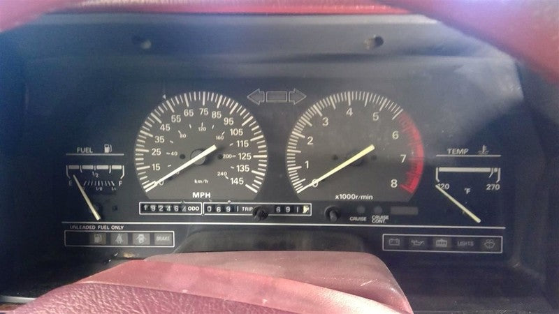 Speedometer Analog US Head Only GL Fits 87-89 300ZX 1649663