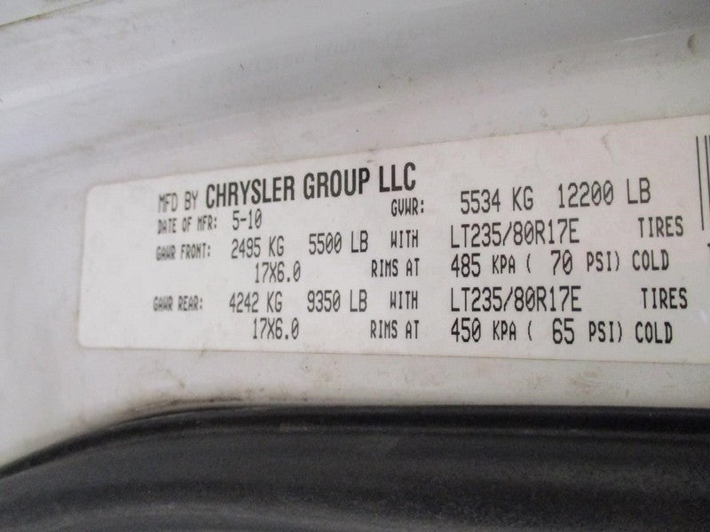 Driver Sun Visor Crew Cab 4 Door Fits 09-12 DODGE 1500 PICKUP 1678351