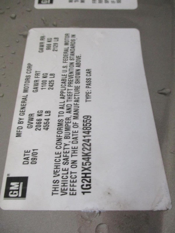 Driver Left Headlight Excluding GXP Fits 00-04 BONNEVILLE 1881284