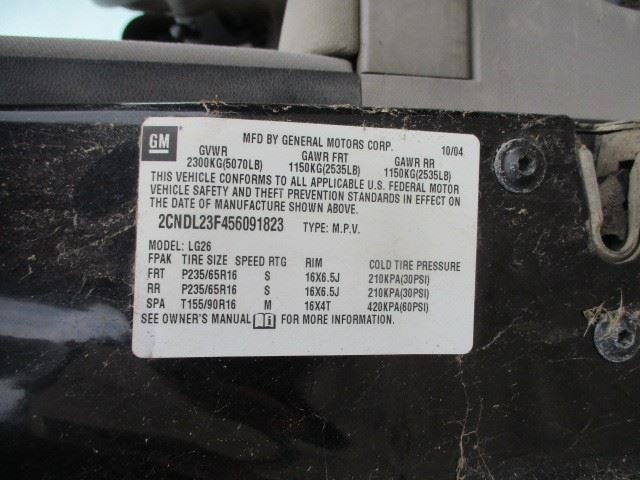EQUINOX   2005 Dash/Interior/Seat Switch 1484101