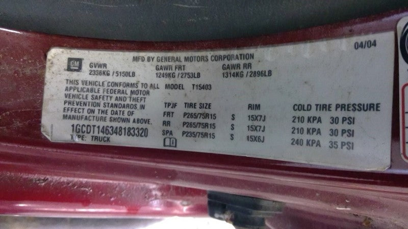 Transfer Case Fits 04-12 CANYON 1720698