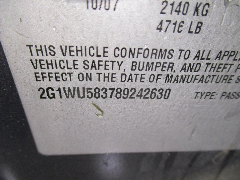 IMPALA    2008 Front Door Trim Panel 2047156