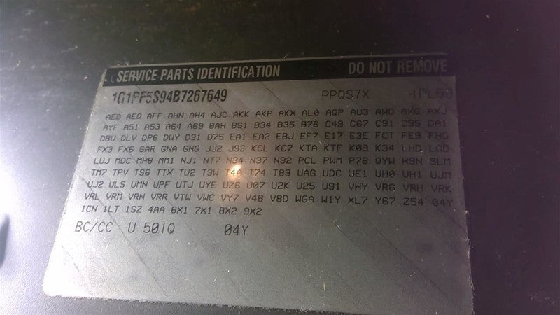 Automatic Transmission 1.8L Opt FX6 3.87 Ratio Fits 11-12 CRUZE 164101