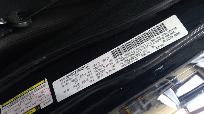 Jeep Wrangler 2014 Headrest Used 6143