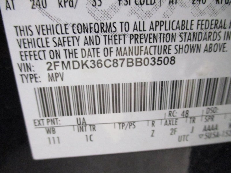 Automatic Transmission FWD 2.77 Ratio ID 7T4P-7000-CB Fits 07-09 EDGE 
