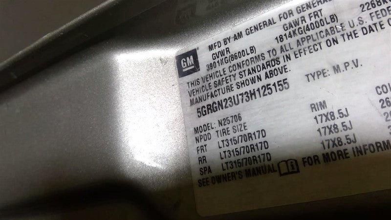Automatic Transmission 6.0L AWD Fits 03 ESCALADE 1627489