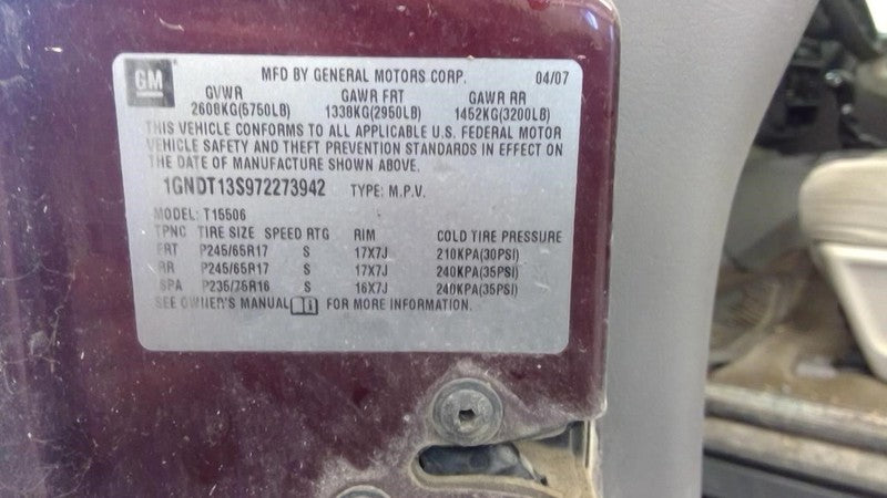 Alternator Fits 07-09 ENVOY 1728276