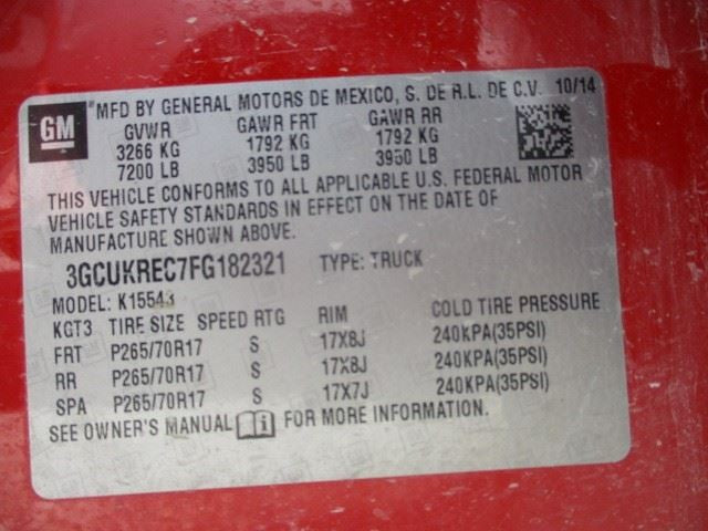 Carrier Front 3.42 Ratio Opt GU6 Fits 15-20 SUBURBAN 1500 1601801