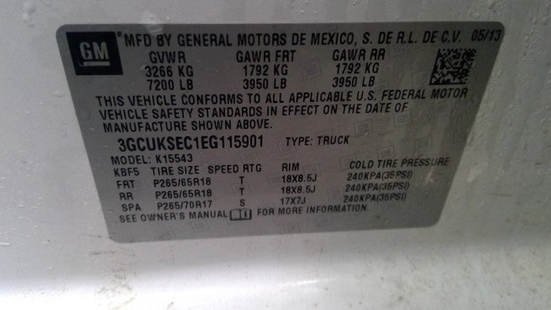 Rear Axle Classic Style 3.42 Ratio Fits 14-19 SIERRA 1500 PICKUP 17205