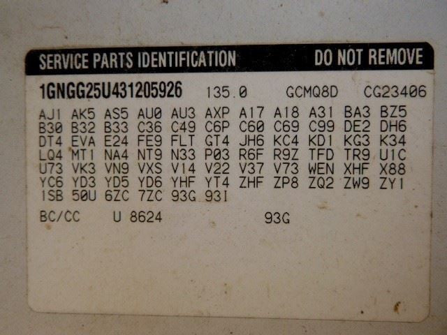 Rear Axle 9-3/4" Ring Gear 3.73 Ratio Fits 03-09 EXPRESS 2500 VAN 1698
