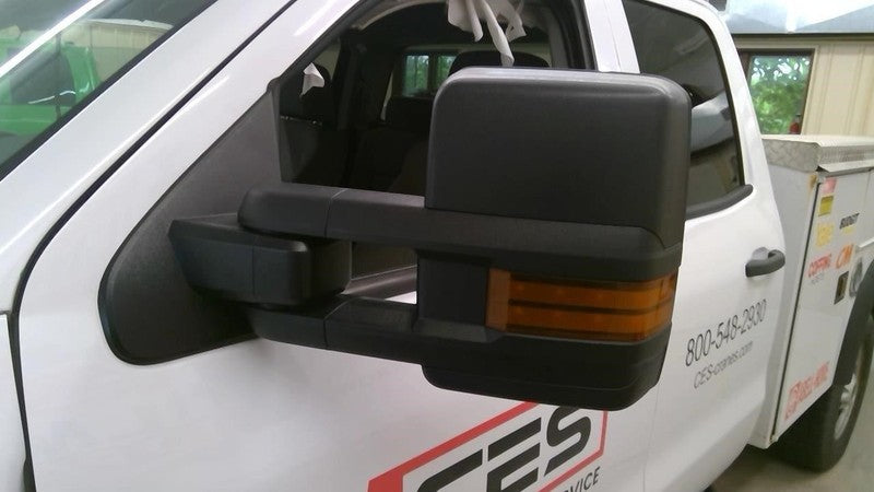 Driver Side View Mirror Classic Style Fits 15-19 SIERRA 1500 PICKUP 19