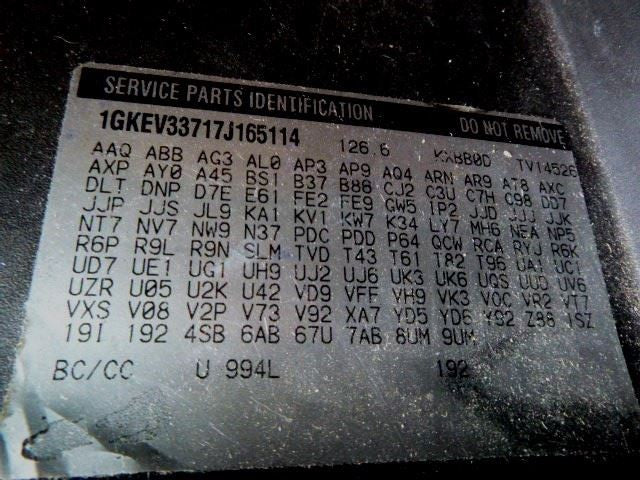 Driver Left Tail Light Lid Mounted Fits 07-12 ACADIA 1614701