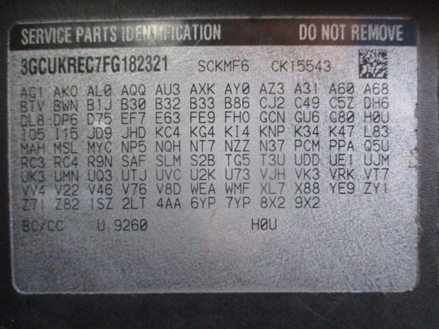 Carrier Front 3.42 Ratio Opt GU6 Fits 15-20 SUBURBAN 1500 1601801