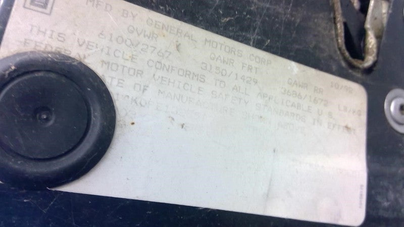 Alternator 100 Amp Fits 90-95 CHEVROLET 1500 PICKUP 1722386