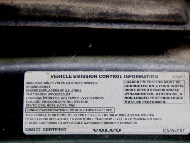 Temperature Control Sedan Fahrenheit Fits 01-09 VOLVO 60 SERIES 161669