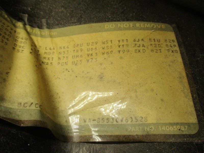 Steering Column Floor Shift With Tilt Wheel Fits 85-86 FIERO 1680608