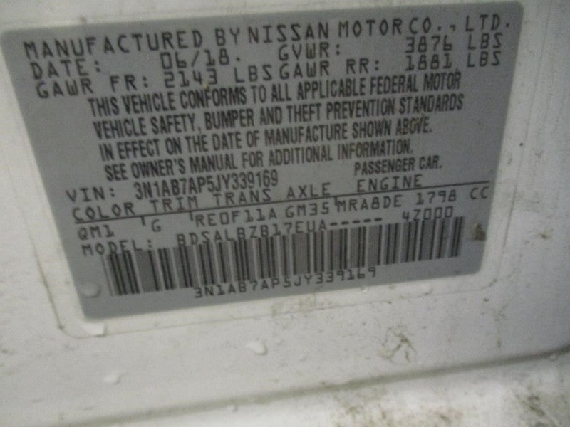 Starter Motor MR20DE Fits 13-21 NV200 1709831