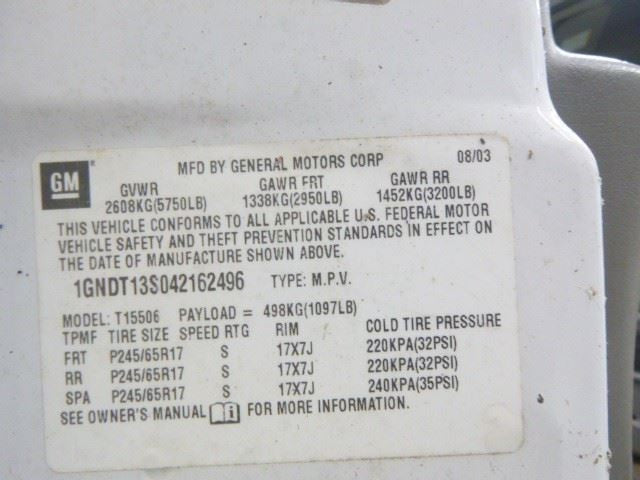 Transfer Case Opt NP4 Fits 04-09 ENVOY 1719047