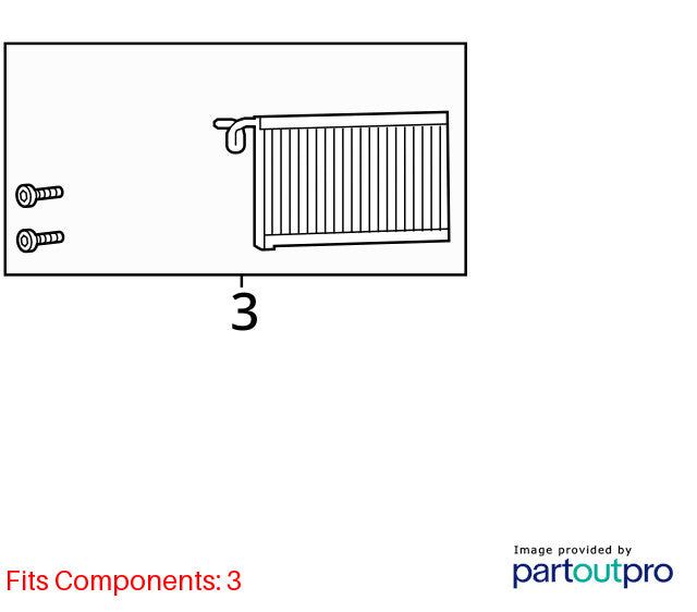 AC Evaporator Front Fits 11-25 DURANGO 1738009