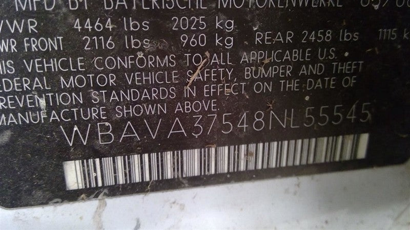 Power Steering Pump Convertible Fits 07-13 BMW 328i 1711631