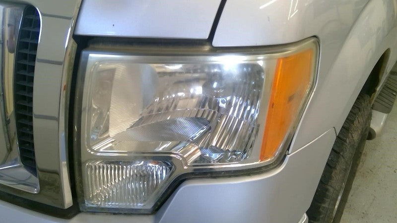Driver Headlight Halogen Bright Border Trim Fits 09-14 FORD F150 PICKU