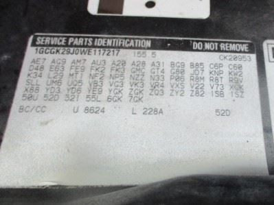 Steering Gear/Rack Power Steering Fits 97-00 CHEVROLET 2500 PICKUP 159