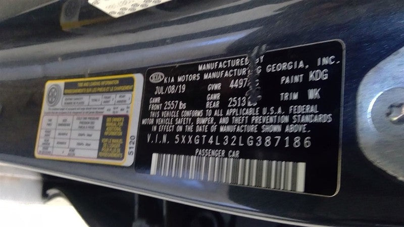 Passenger Rear Suspension US Built VIN 5 1st Digit Fits 17-20 OPTIMA 1