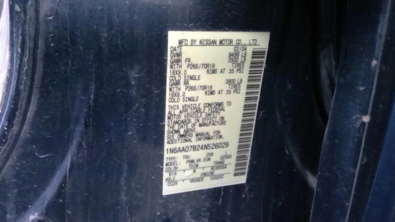 Transfer Case Fits 04-07 TITAN 1936234