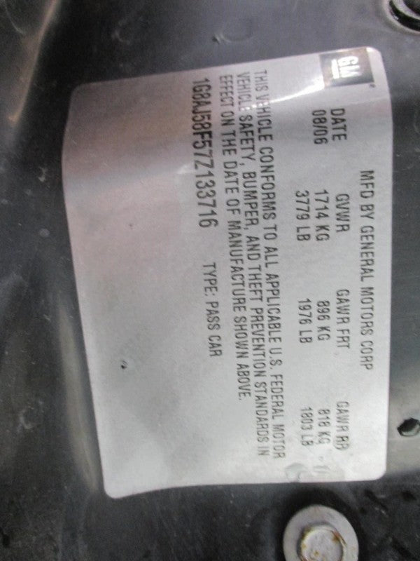 Alternator Classic Style Emblem In Grille Fits 04-08 MALIBU 1854381