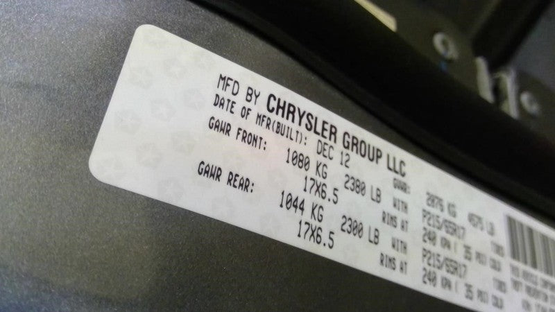 Driver Left Sun Visor Fits 10-17 PATRIOT 1941867