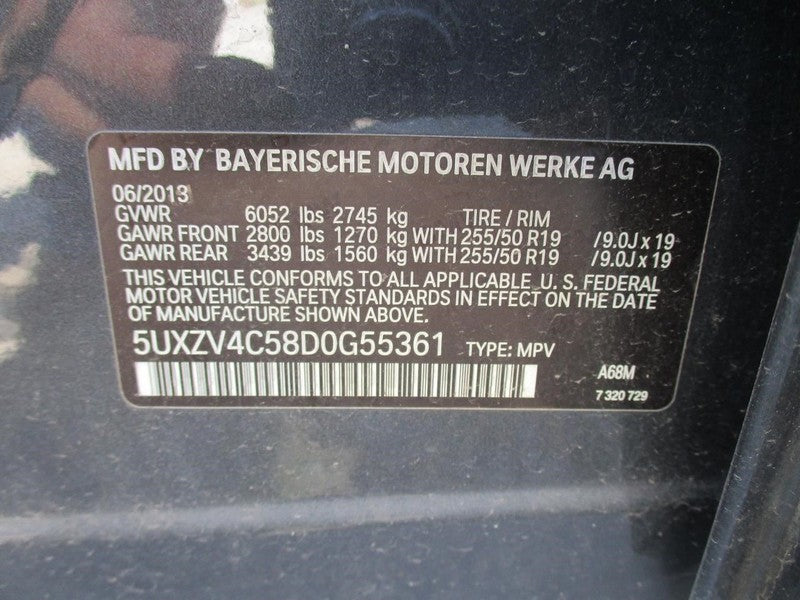 Automatic Transmission 6 Cylinder xDrive35i 3.0L Fits 13-14 BMW X6 169