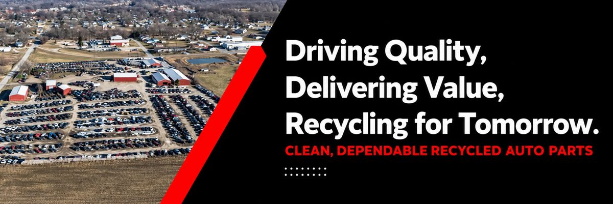 Driving quality, delivering value, recycling for tomorrow. Clean, dependable recycled auto parts from Spilman Auto Parts.